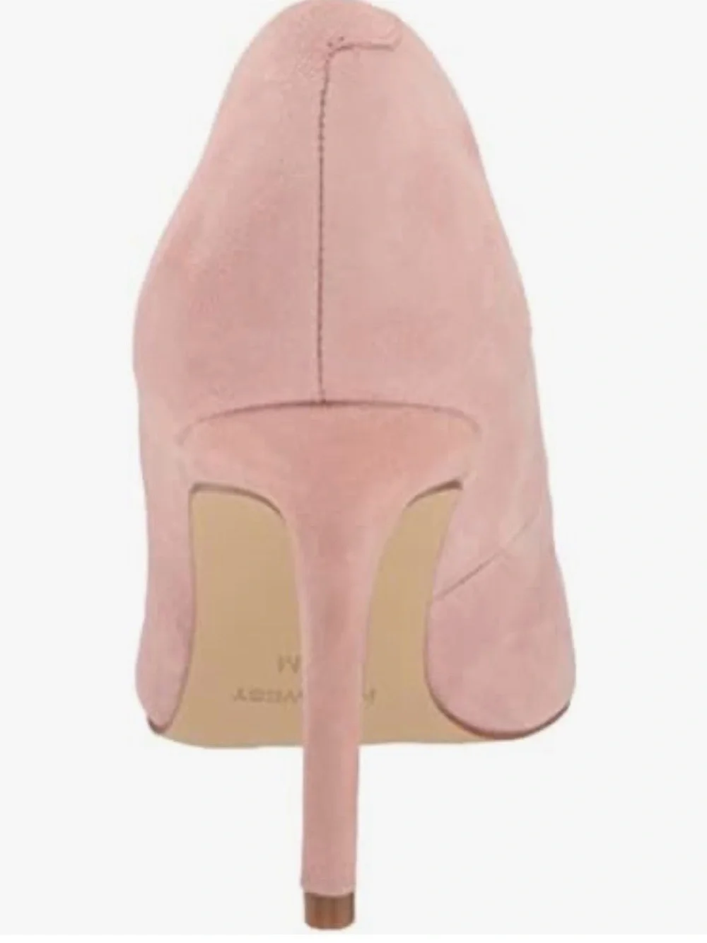 Nine West Blush Suede Pointed Toe Heel Pumps (10)